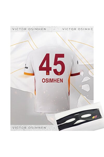 Alaturka Mix Yeni Sezon 2024/25 Galatasarây-osimhen-45 Çocuk Deplasman Beyaz ...