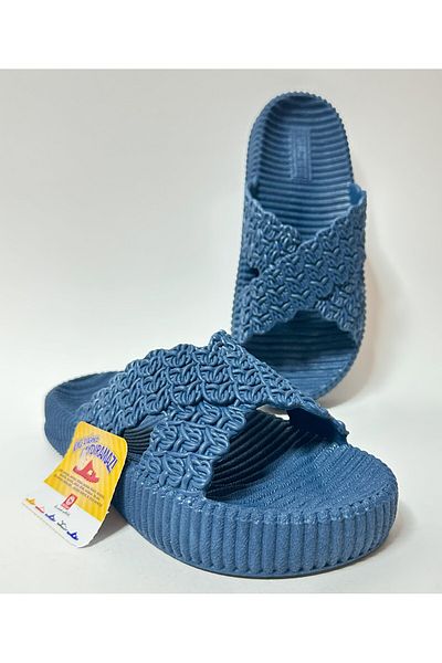 GEZER PAPUCI DE CASĂ ȘI DE STRADA PENTRU FEMEI, PLASTIC, ANTIALUNECĂ, cu aspect de răchită.