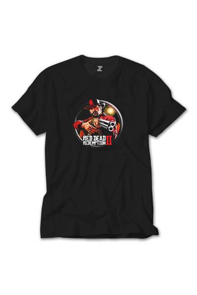 Generic Brand Crna majica Red Dead Redemption 2 Classic