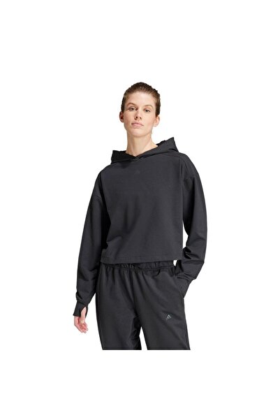 adidas Tricou polo pentru femei Power Hoodie Iv9219
