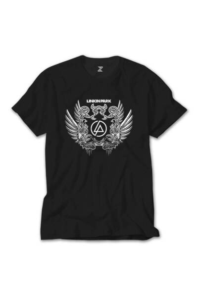 Generic Brand Linkin Park Wings Black T-Shirt