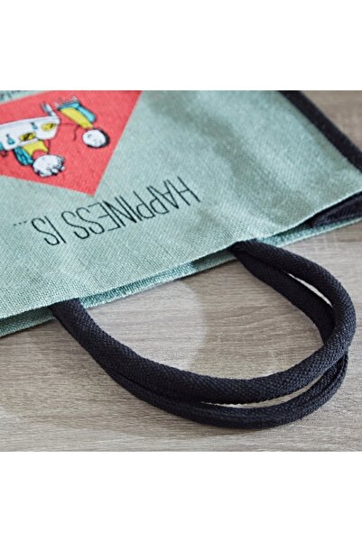 Home Box Happiness Print Multiutility Bag - 38x15x30 cm