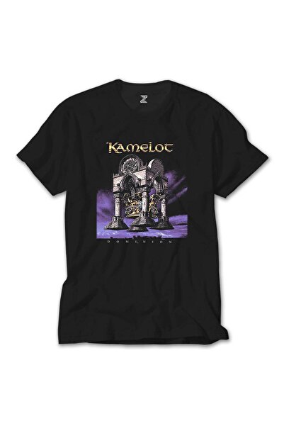 Lunas Glow Tricou negru pentru copii Kamelot Dominion, 13-14 ani