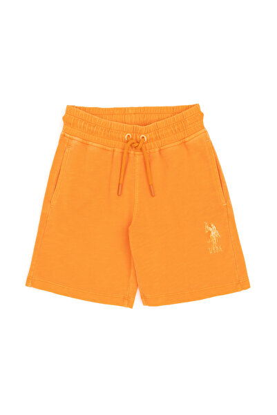 U.S. Polo Assn. Erkek Çocuk Turuncu Örme Şort 50279593-VR051