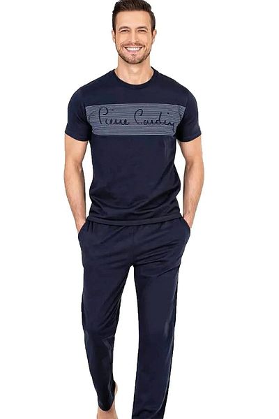 Pierre Cardin Σετ ανδρικές πιτζάμες από 100% βαμβάκι