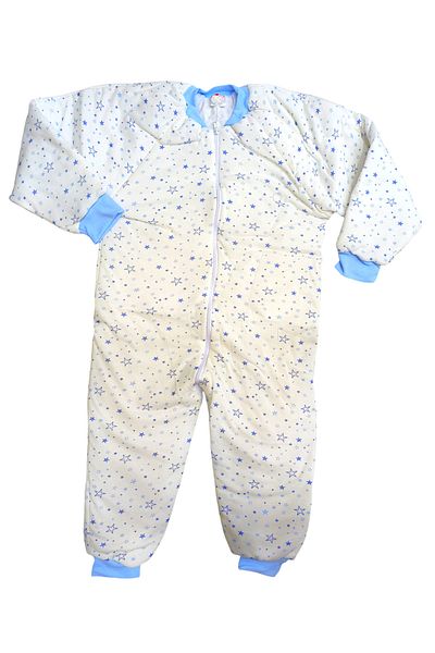 özdemirli bebe Star Patterned Crew Neck Long Sleeve 2.5 Tog Sleeping Bag for 7-10 Years Old Children