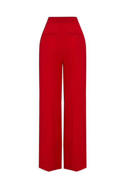 Exquise Pantaloni cu talie înaltă cu nasturi