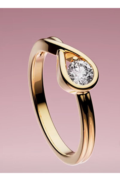 Lovecharms Sonsuzluk Taşlı Gold Renk Yüzük