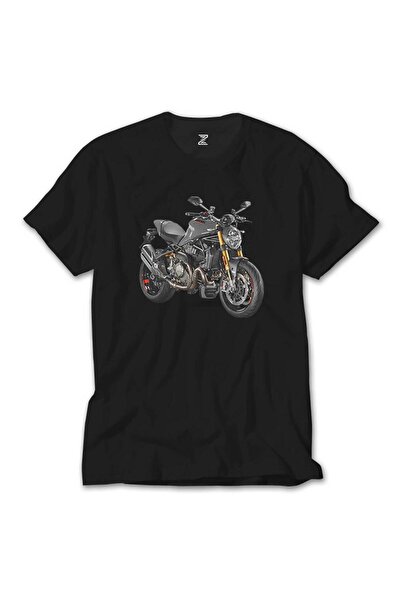 Generic Brand Μαύρο T-shirt Ducati Multistrada 1200
