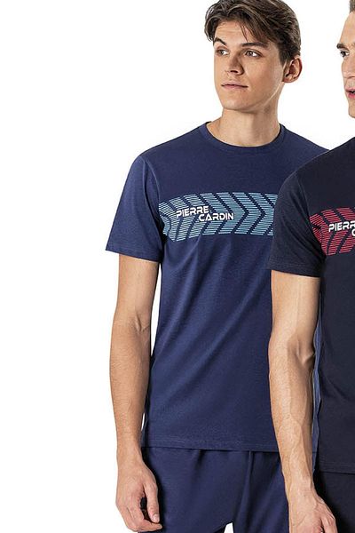 Pierre Cardin Σετ ανδρικές πιτζάμες 100% βαμβακερές χτενισμένες