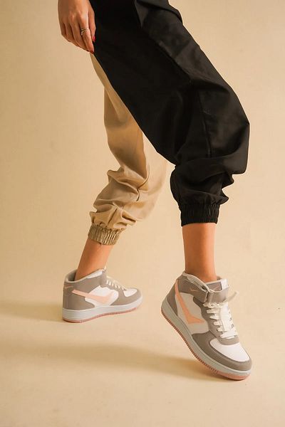 Lambırlent Παπούτσια Unisex ψηλή αντιολισθητική σόλα Velcro