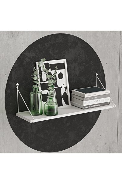 DECORMET Armoni Raf Seti 200X200X720 Metal Beyaz+Ahşap P.Beyaz 015 0010 020 0...