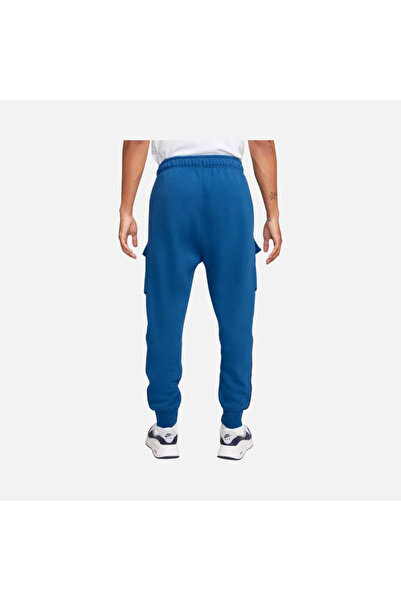 Nike Sportswear Swoosh Air Fleece Cargo pant  Erkek  polarlı mavi  Eşofman Altı fn7693