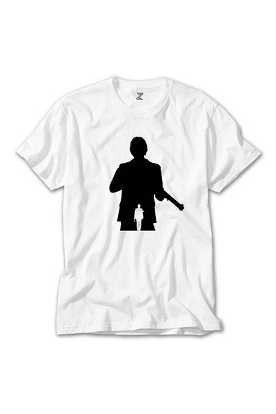 CrowsGate John Wick Chapter 4 Black And White White T-Shirt