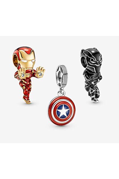 Hector&Co. Jewellery Marvel Avengers Kahramanları Charm Üçlüsü