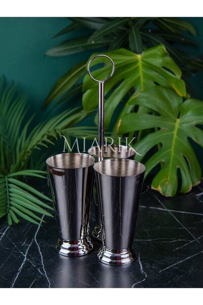 MIARIK DESIGN & DEKORASYON 3 Lü Mikron Gümüş Kaplama Çatalık Bıçaklık Kaşıklık