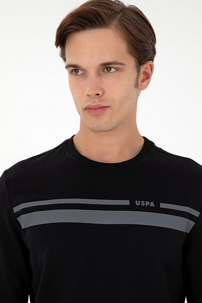 U.S. Polo Assn. Men's Black Sweatshirt 50293463 -Vr046
