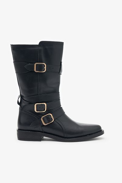 Louis Cardy Γυναικείες μπότες Jasper Black από γνήσιο δέρμα