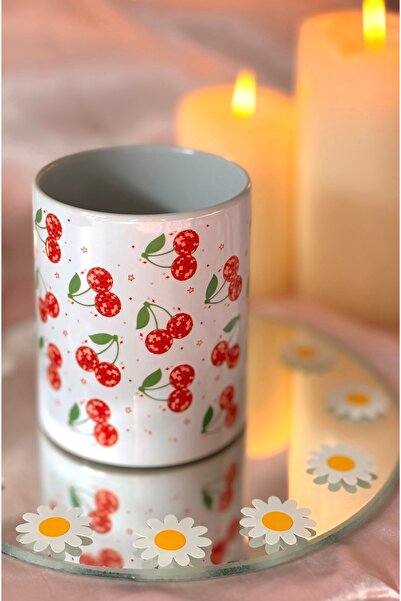 Cool Stuff Калъф за моливи с черешови мотиви