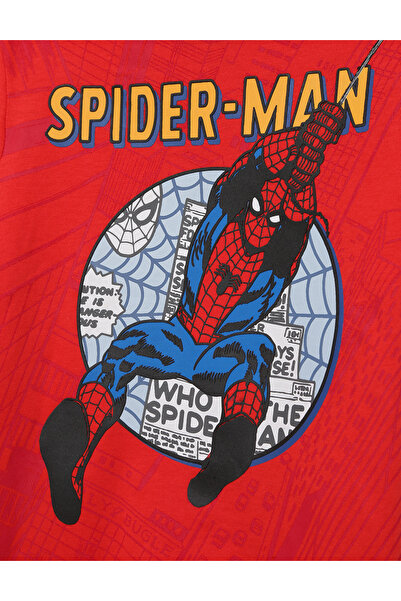 Marks & Spencer Saf Pamuklu Spider-Man™ T-Shirt (2-7 Yaş)