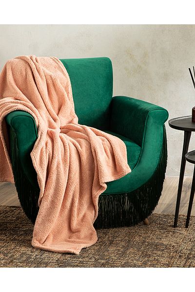 English Home Wellsoft TV Blanket 120x170 cm Powder Pink