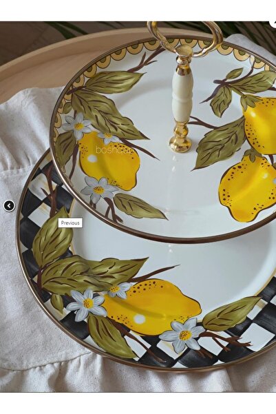 Miss Betty Linda Enameled 2 Layer Cookie Holder