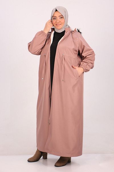 Eslina 36011 Large Size Bondite Fur Inside Ferace-Powder