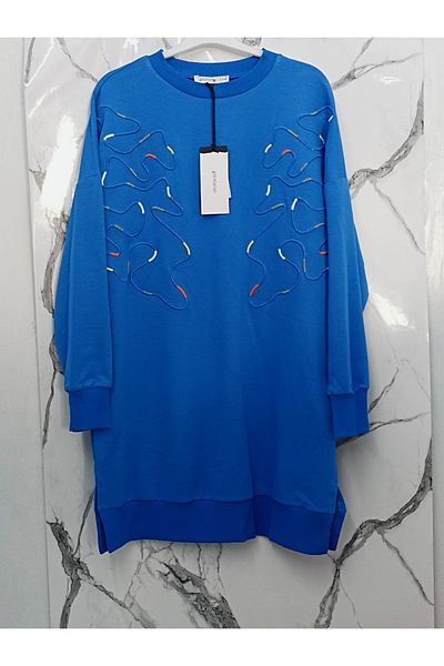 Puane Tunica de dama, colorata, cu 2 fire, ALBASTRU 10567