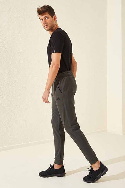 TOMMY LIFE Ανδρικό αθλητικό παντελόνι Çağla Green Comfortable Form Jogger