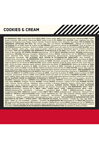 ON Optimum Nutrition 100% Whey Gold Standard Cookie and Cream Flavored 2.27kg 71 Serve High Protein Powder