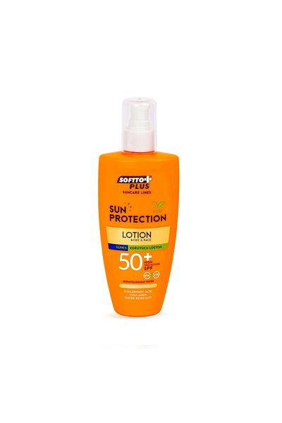 Softto Plus 50 Spf Protective Body and Face Sun Lotion Uva&Uvb 200 ml