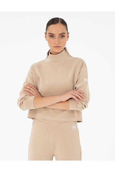 Pierre Cardin Beige Comfort Fit Modal Fabric Sweatshirt 50291230-Vr011