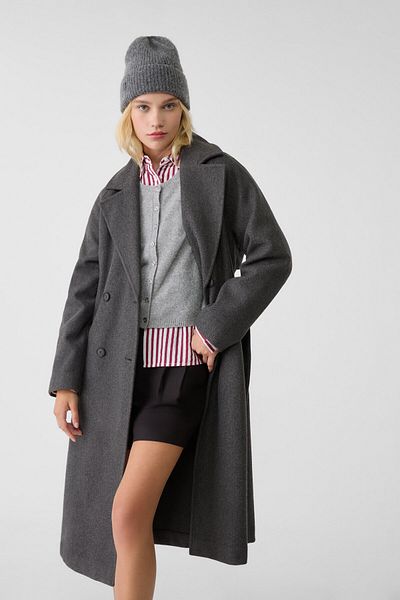 Stradivarius Soft-touch trench coat