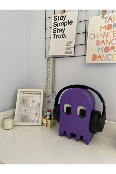 Nerva Design 3D حامل سماعة رأس مزخرف لسطح المكتب من بكمن