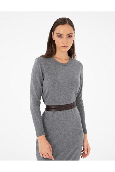 Pierre Cardin Anthracite Regular Fit Knitwear Dress 50296580 -Vr006