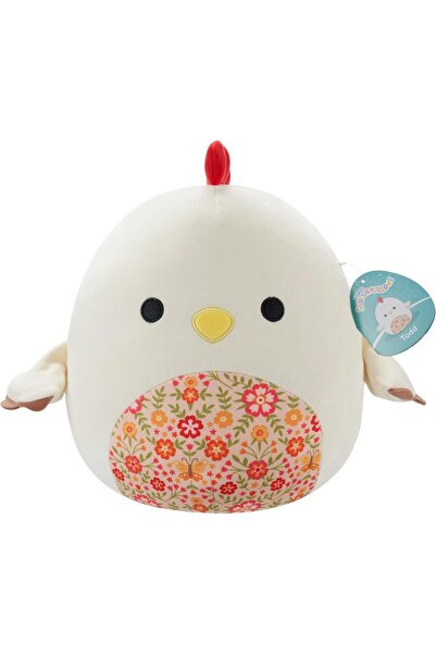 Squishmallows دجاجة تود البيج بطول 12 بوصة