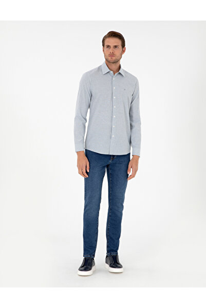 Pierre Cardin İndigo Slim Fit Uzun Kollu Gömlek 50297468-VR028