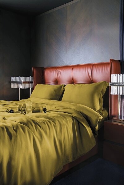 İssimo Home Jade Sun Vegan İpek Nevresim Takımı Çift Kişilik