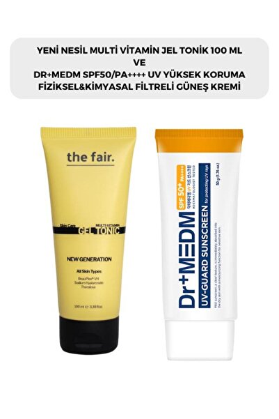 the fair. the fair. Multi Vitamin Jel Tonik 100 ml ve Dr+MEDM SPF50/PA++++ UV...