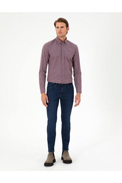 Pierre Cardin Lacivert Slim Fit Jean Pantolon 50295881-VR033