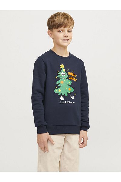 Jack & Jones Junior Sweatshirt mit Weihnachtsmotiv für Junioren