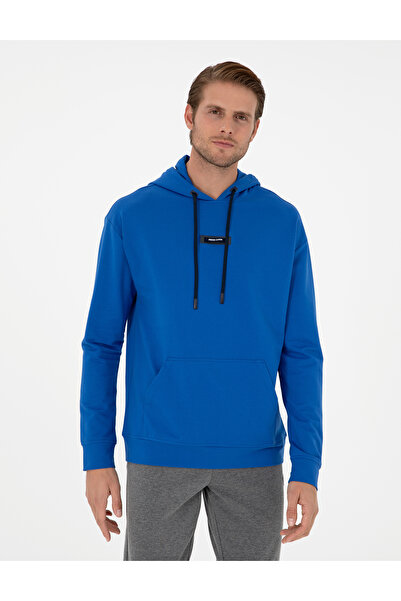 Pierre Cardin Saks 2 İplik Comfort Fit Kapüşonlu Sweatshirt 50290635-VR045