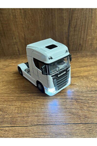 scntoys Sesli Işıklı Scania Tır R73O Oyuncak Tır Kafası Taşıyıcı  1/64 Oyunca...