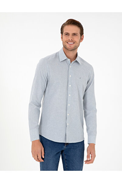 Pierre Cardin İndigo Slim Fit Uzun Kollu Gömlek 50297468-VR028