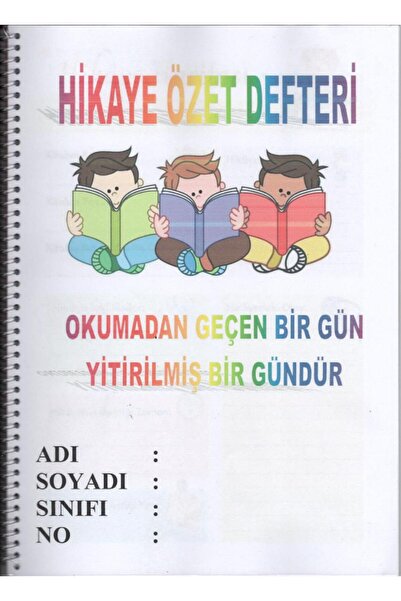 kırtasiyecim.com hikaye özet defteri