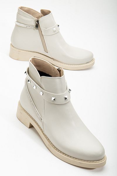 Tonny Black Γυναικείες Skin Skin Thermo Sole Stone Rope Μπότες με φερμουάρ με κοντό τακούνι