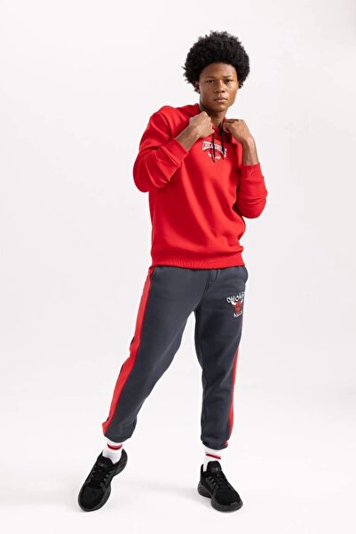 DeFacto A9837 Nba Chicago Bulls Standard Fit Jogger