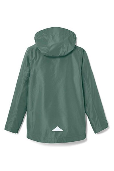 Tchibo Kids Boy Solid Hooded Jacket, Olive