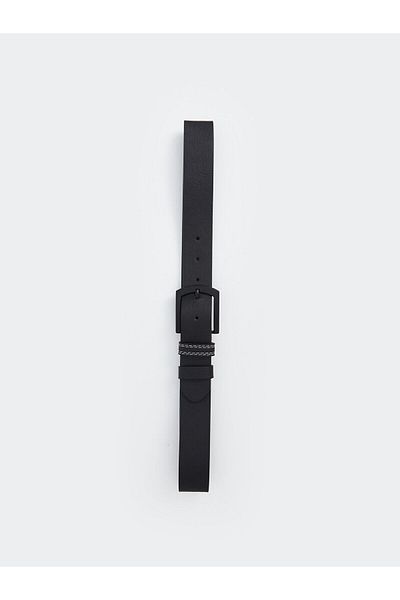 LC Waikiki Ανδρική ζώνη LCW Leather Look