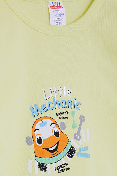 Breeze Baby Boy Snap Bodysuit Küçüktamirci 9 Months-3 Years, Pistachio Green